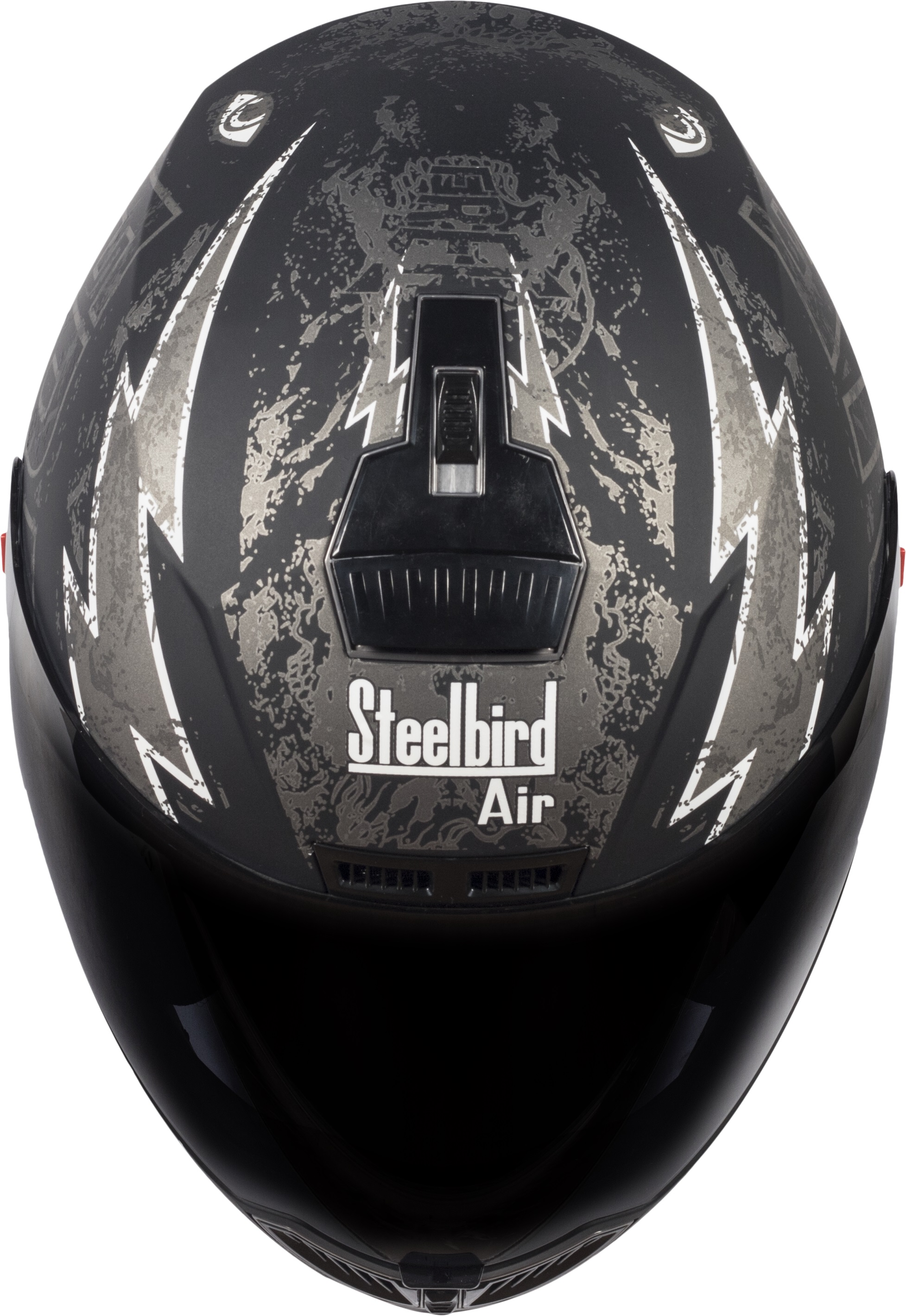 Steelbird Air Free Live Mat Black With Grey( Fitted With Clear Visor Extra Smoke Visor Free)